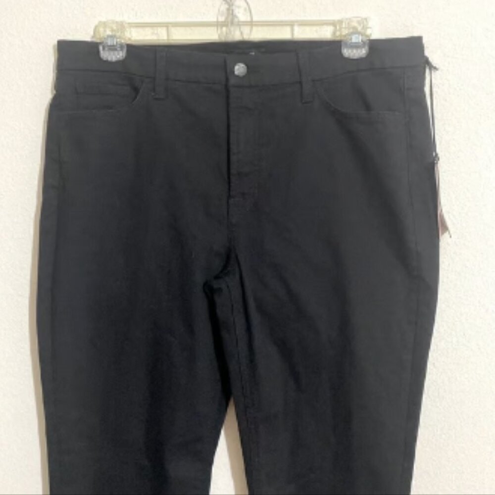 JEN7 by 7 for All Mankind Slim Straight Black Jean Pants Women’s Size 16